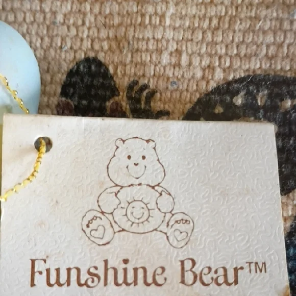 Funshine Bear🌞 80's Vintage Care Bear🐻 Porcelain Statue - Picture 5 of 6